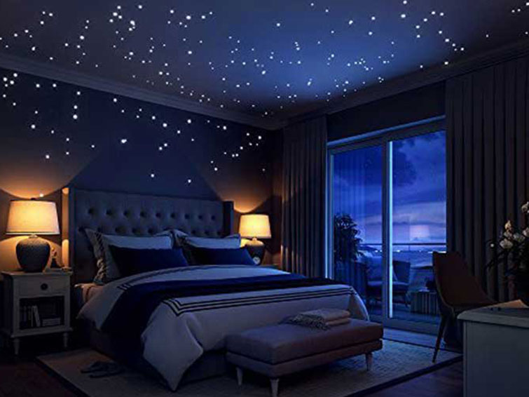 دیزاین کهکشان در اتاق خواب